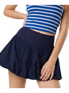 Offline By Aerie Real Me Bubble Skort Navy